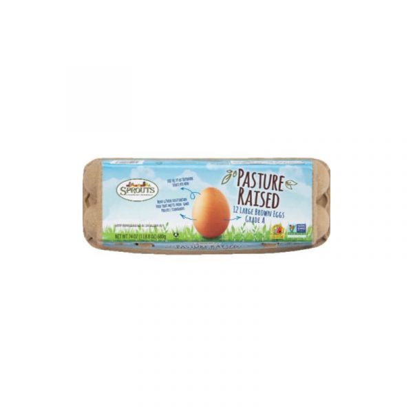 Sprouts Large Brown Eggs 12pcs